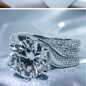Certified 5ct. t.w. Diamond Luxury Brilliant Cut Engagement Wedding Ring